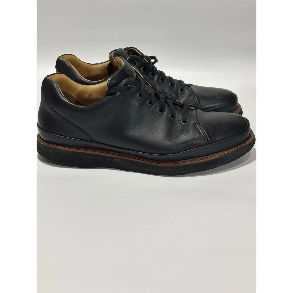 Samuel Hubbard Men's Sz11 DressFast Dress Sneaker Black Leather EU 44.5 Org $295